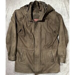 Vintage Patrick’s Ropa De Cuero Woman’s Leather Jacket Made In Ecuador Medium